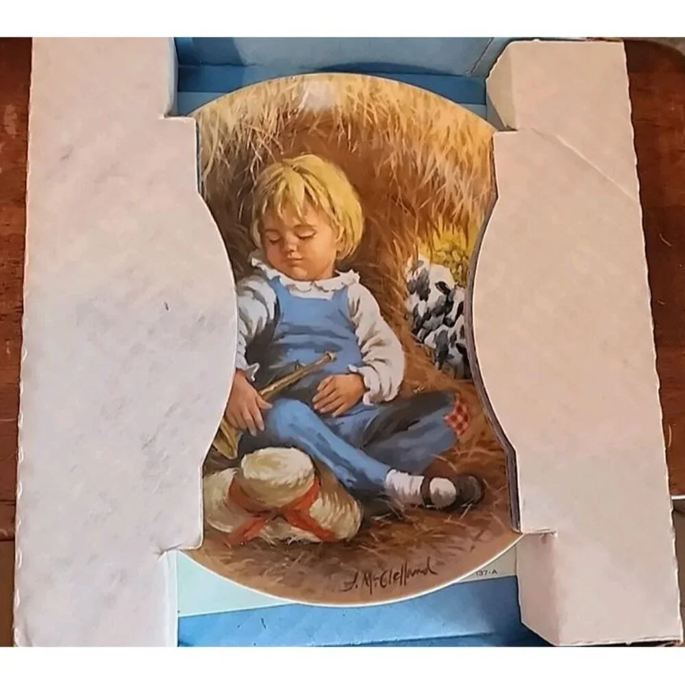 Little Boy Blue Mother Goose Series Collector Plate John McClelland 1980 Limited